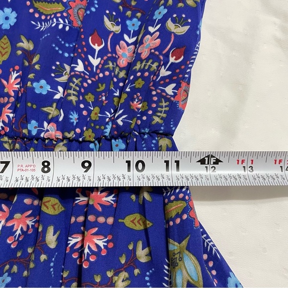 Everly Blue Strapless Maxi Sundress - Picture 9 of 9